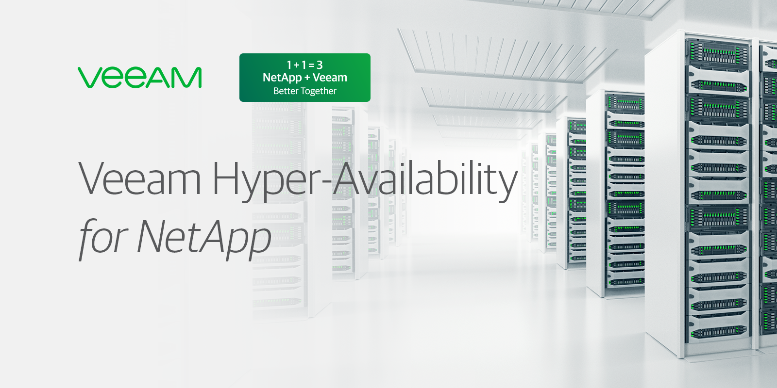 Netapp Veeamのクラウド データ マネジメント ソリューション